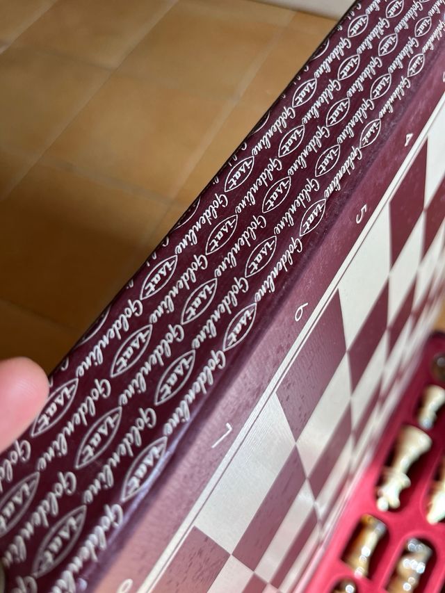 Scacchi vintage made in Italy Isat Golden Line