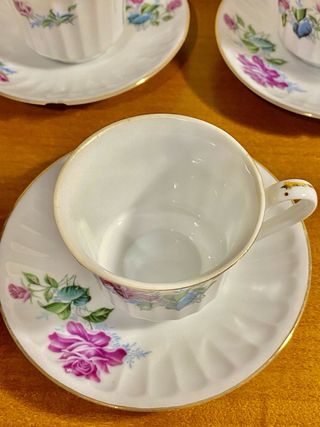 Servizio da caffe’ fine porcellana 
1960