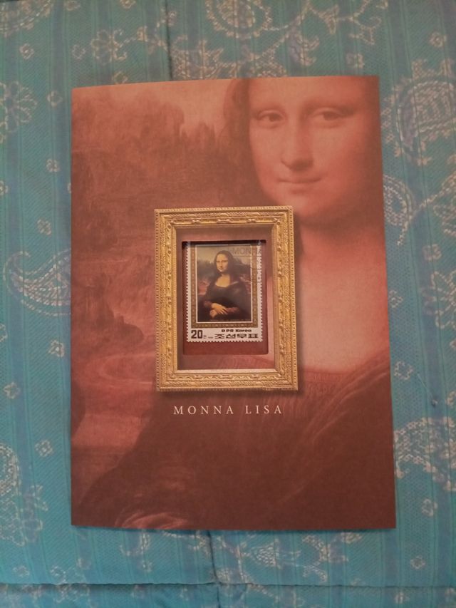 Francobollo Monna Lisa