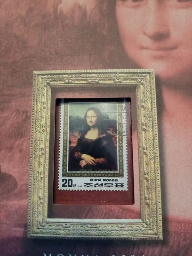 Francobollo Monna Lisa