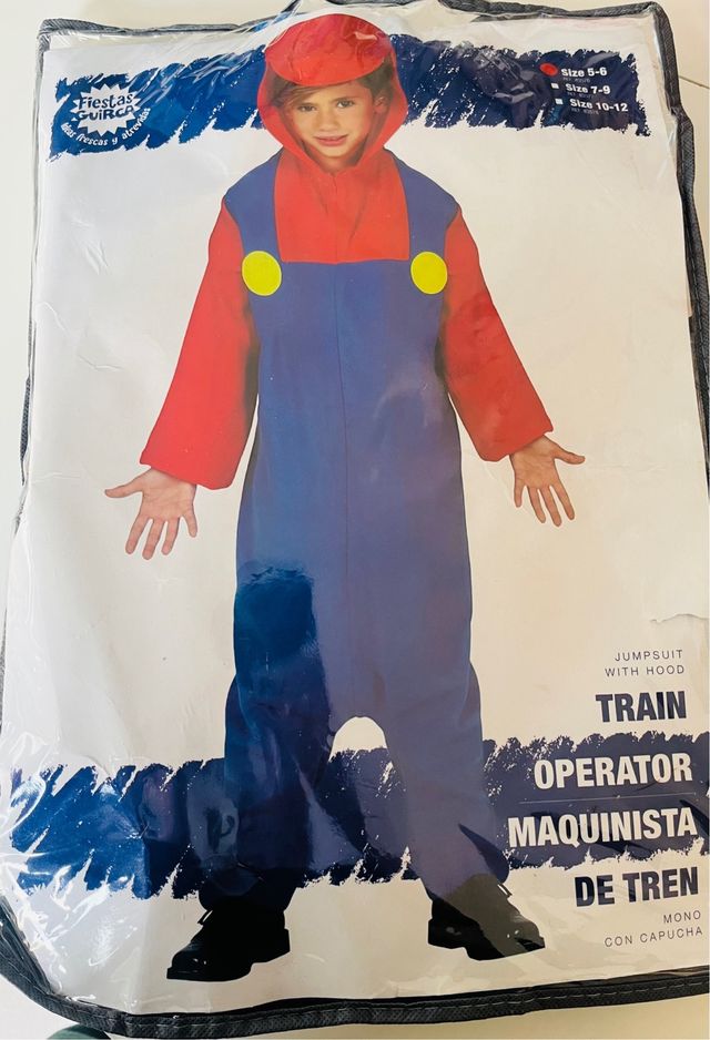 Disfraz Maquinista/Super Mario
