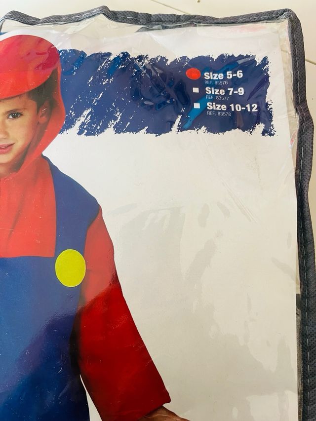 Disfraz Maquinista/Super Mario