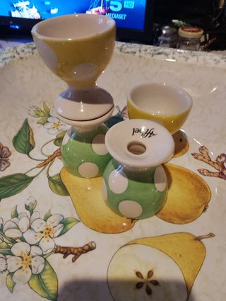 Porta uovo ceramica francese Afibel 