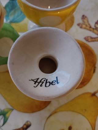 Porta uovo ceramica francese Afibel 