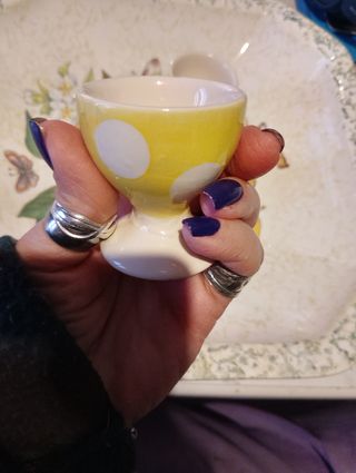 Porta uovo ceramica francese Afibel 