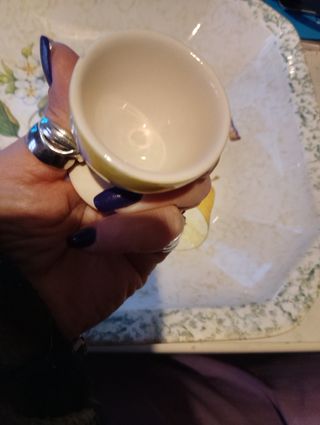 Porta uovo ceramica francese Afibel 