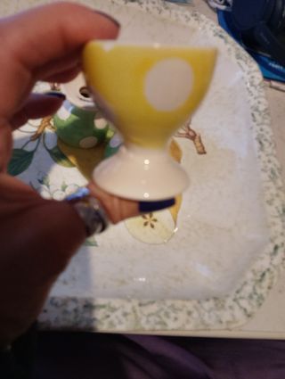 Porta uovo ceramica francese Afibel 