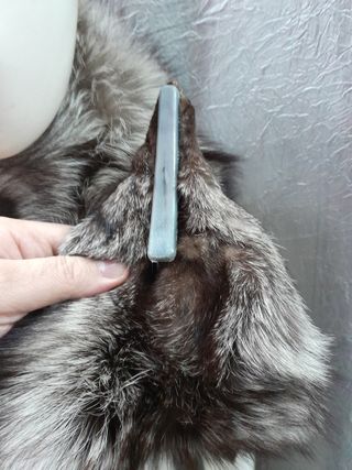 Collo stola scialle vera pelle