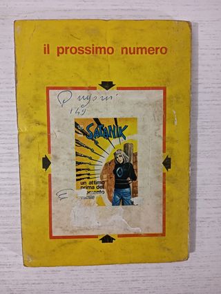 SATANIK N.119 L' ATROCE BEFFA DI KAMALO originale 