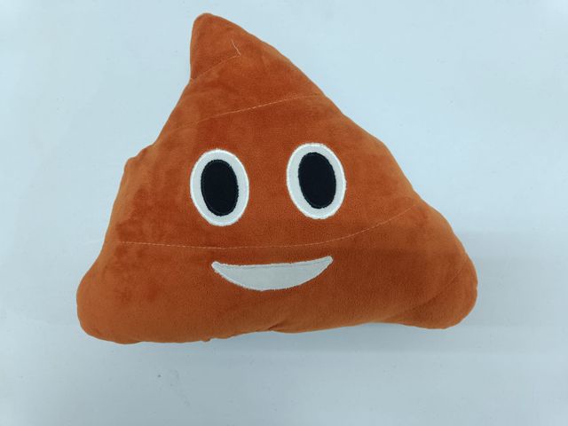 Peluche con forma de Caca