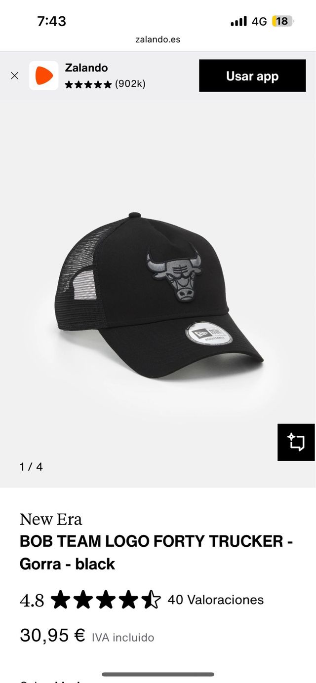 Gorra chicago bulls