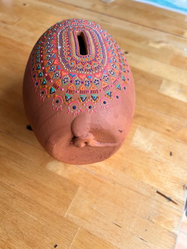 Cerdo cerámica Hucha