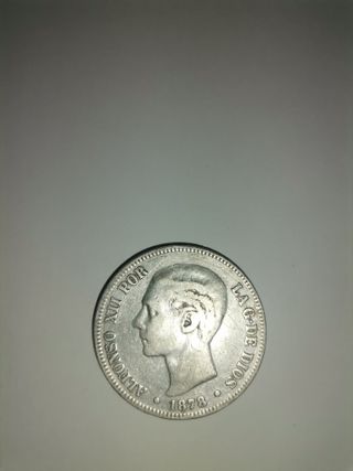 5 PESETAS DE ALFONSO XII 1878