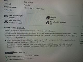 Interruptor luz freno Vw