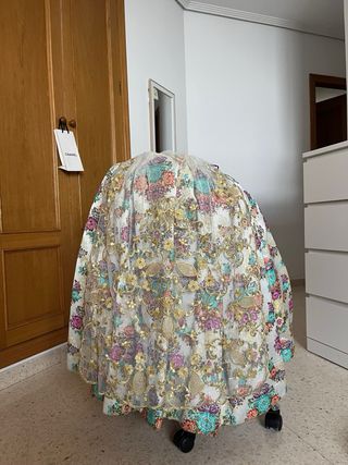 TRAJE DE FALLERA BLANCO