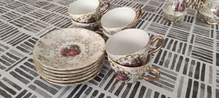 Juego de café nacarado