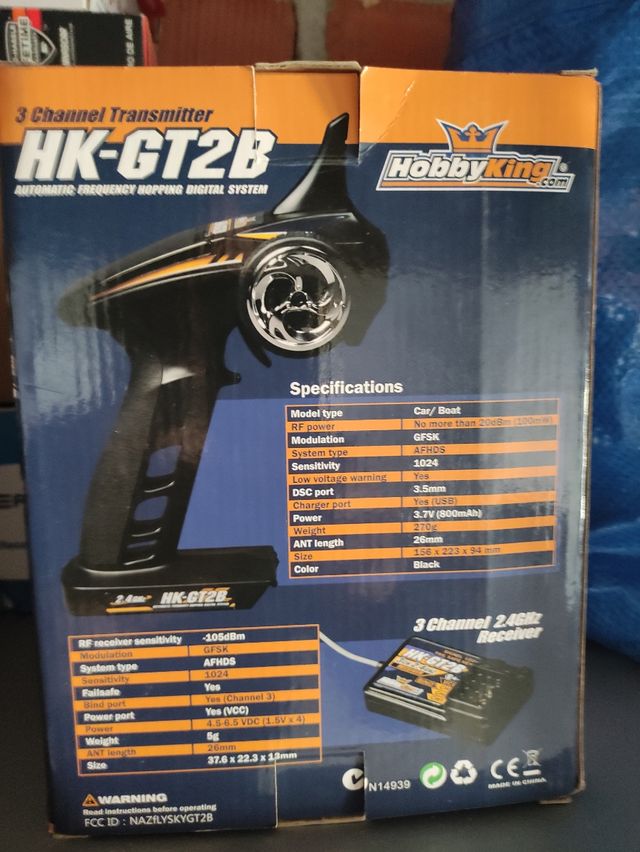 Emisora HK GR2B de Batería