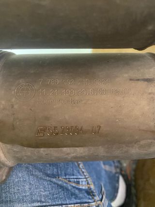 Tubo de escape BMW 330d