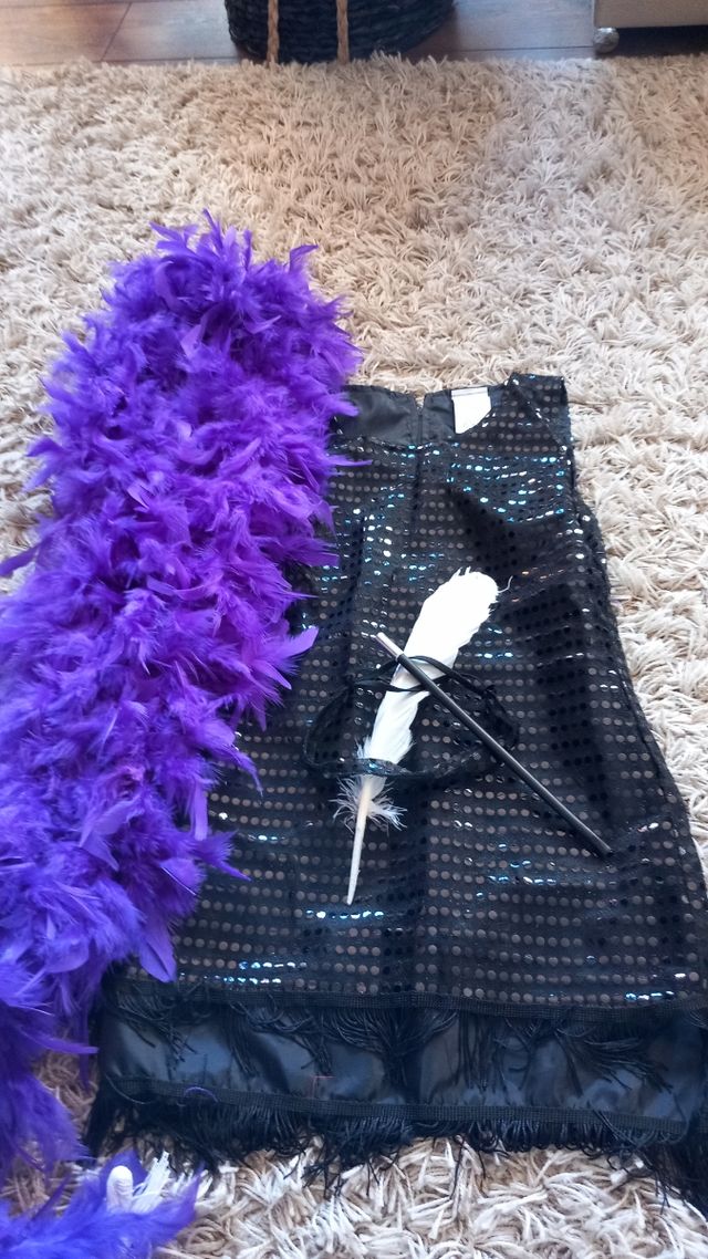 Disfraz charleston. Talla 10-12