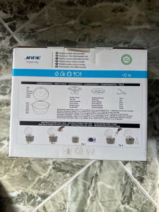Jané esterilizador microhondas