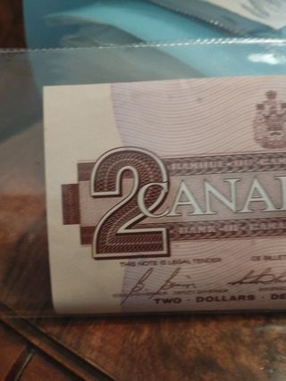 Banconota 2 dollari 1986 