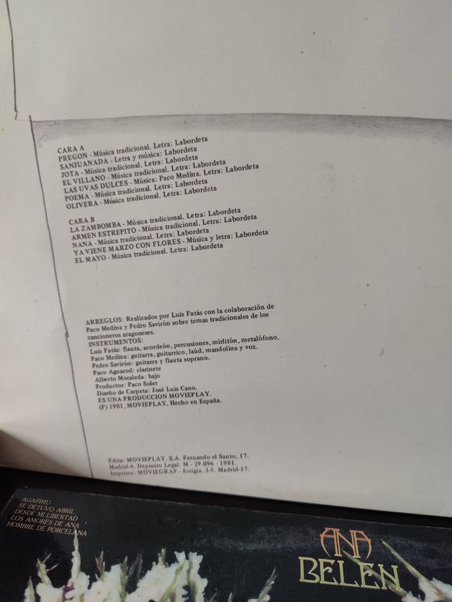 Discos vinilo canción protesta