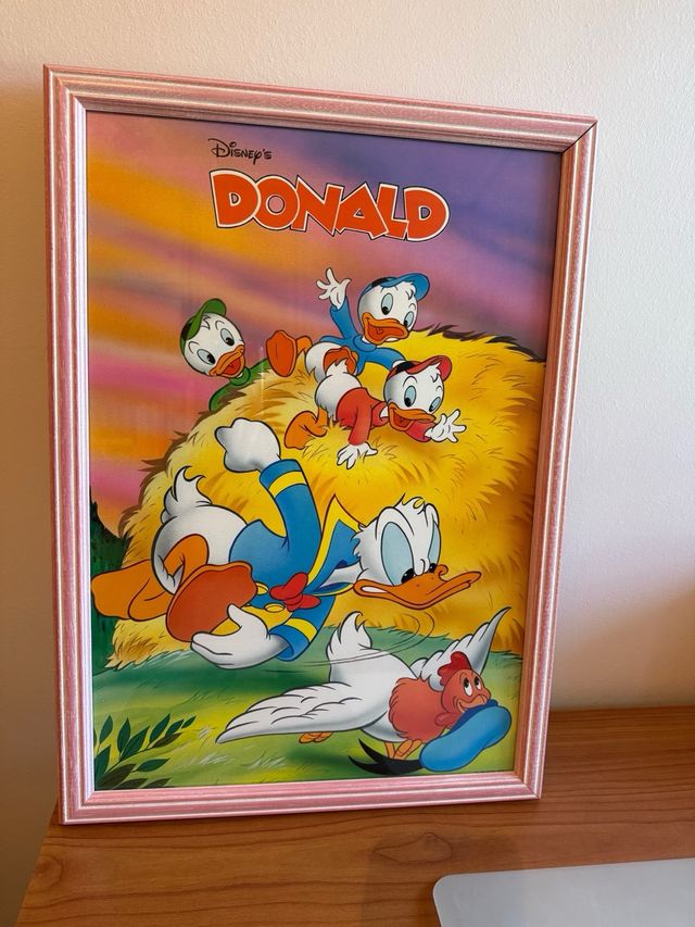 Cuadro infantil pato donald y sus sobrinos