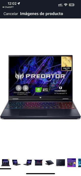 Acer predator helios neo 16