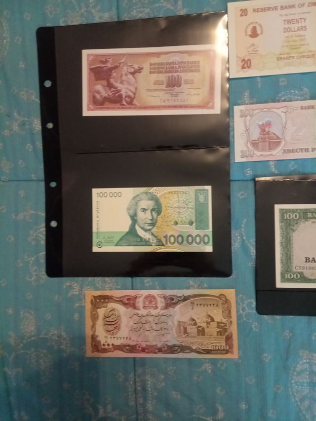 Banconote nuove varie