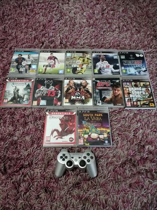 Juegos y mando ps3
