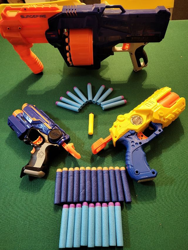 Nerf surgefire, Nerf Fire strike, Xshot