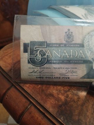 Banconota da 5 dollari del 1986