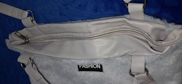 Borsa tracolla peluche stile vintage