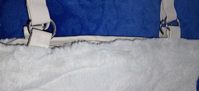 Borsa tracolla peluche stile vintage