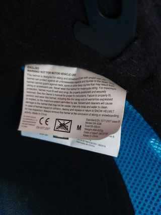 Casco esqui Tijuana infantil talla M
