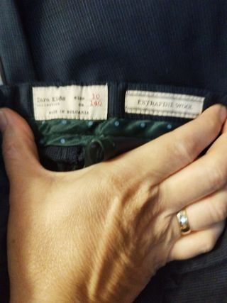 Traje niño