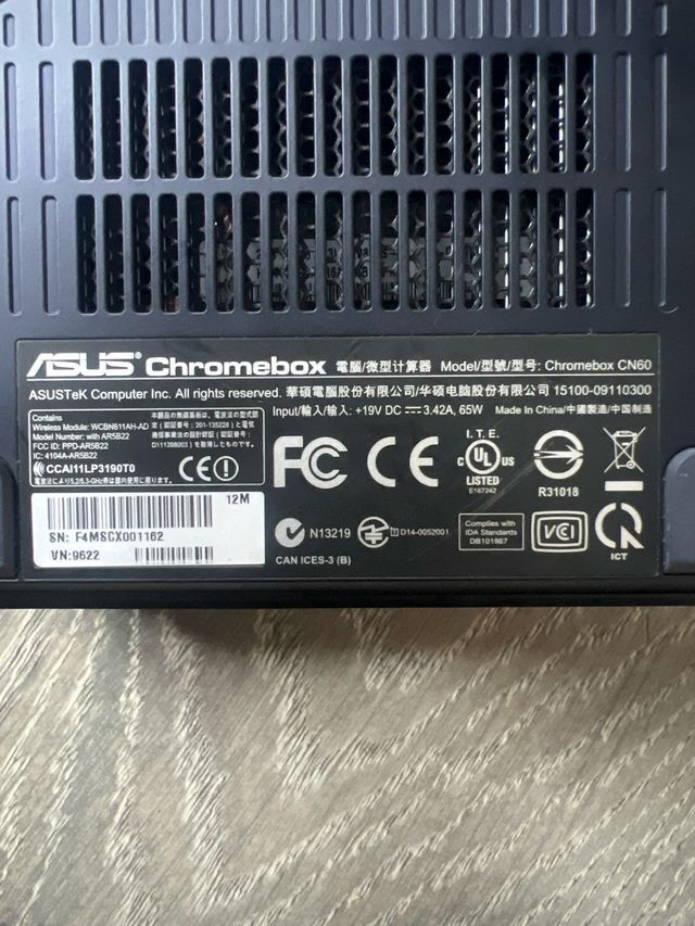 ASUS Chromebox CN60