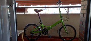 Bicicleta de 20 aluminio  plegable 