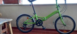 Bicicleta de 20 aluminio  plegable 