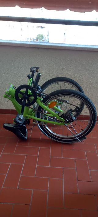 Bicicleta de 20 aluminio  plegable 