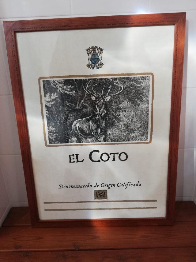 Vendo Cuadro Vintage El Coto