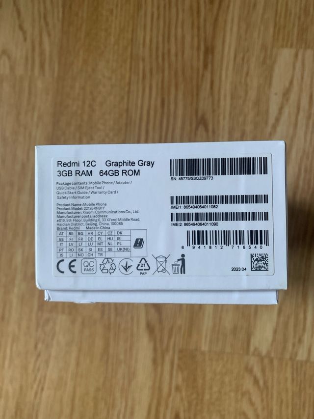 Redmi 12C Gris Grafito