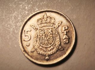 5 pesetas 1975 *79