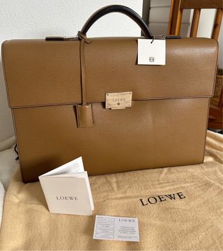 Maletín de piel Loewe
