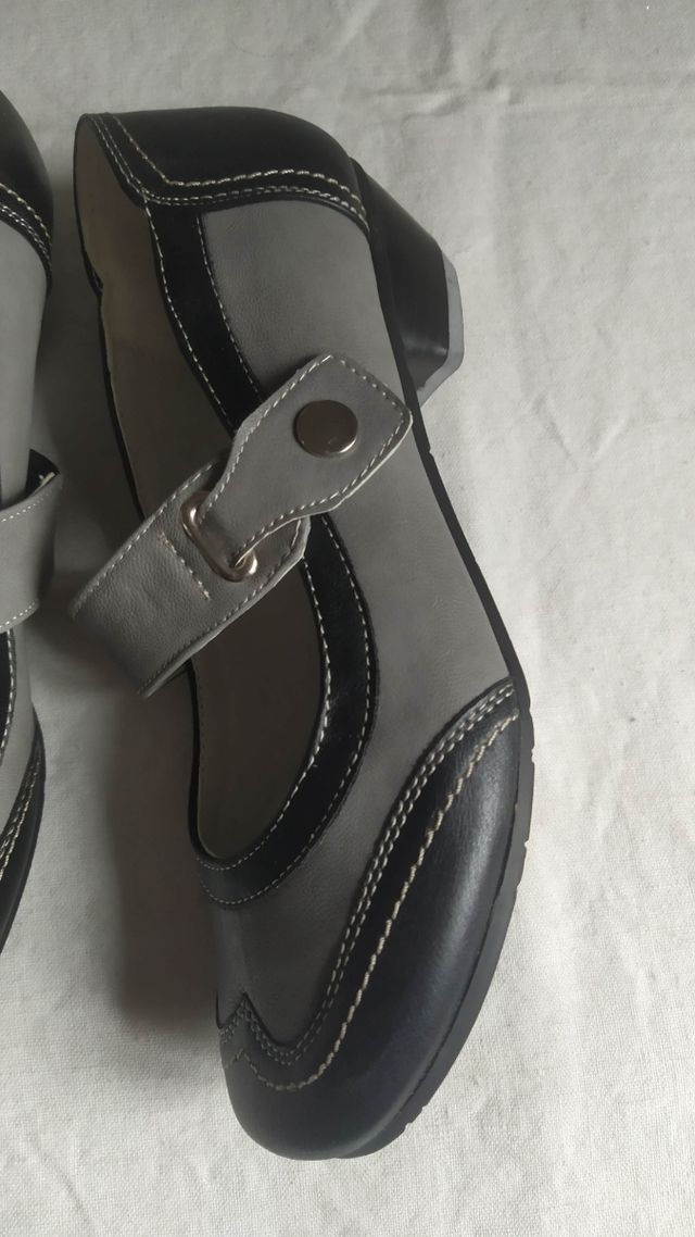 Décolleté pelle mezzo tacco