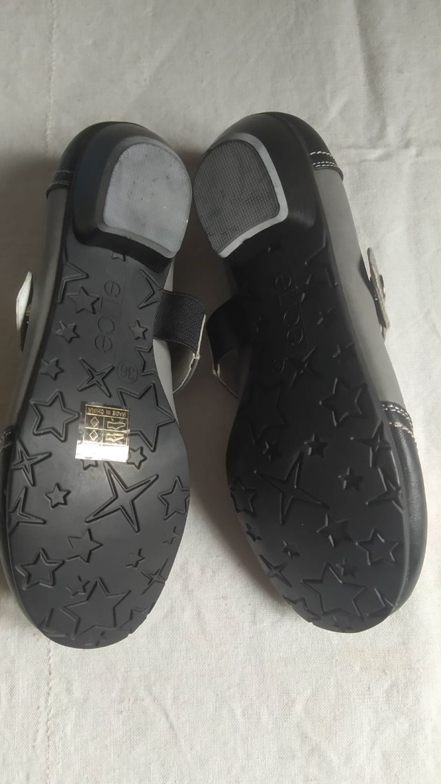 Décolleté pelle mezzo tacco