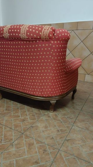 Conjunto sofá tipo isabelino