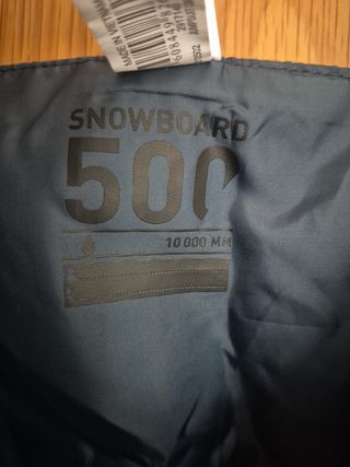 Peto esquí y snowboard resistente niño