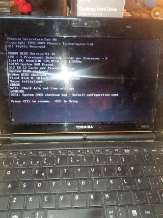 Notebook Toshiba NB 520-108.