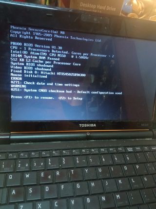 Notebook Toshiba NB 520-108.